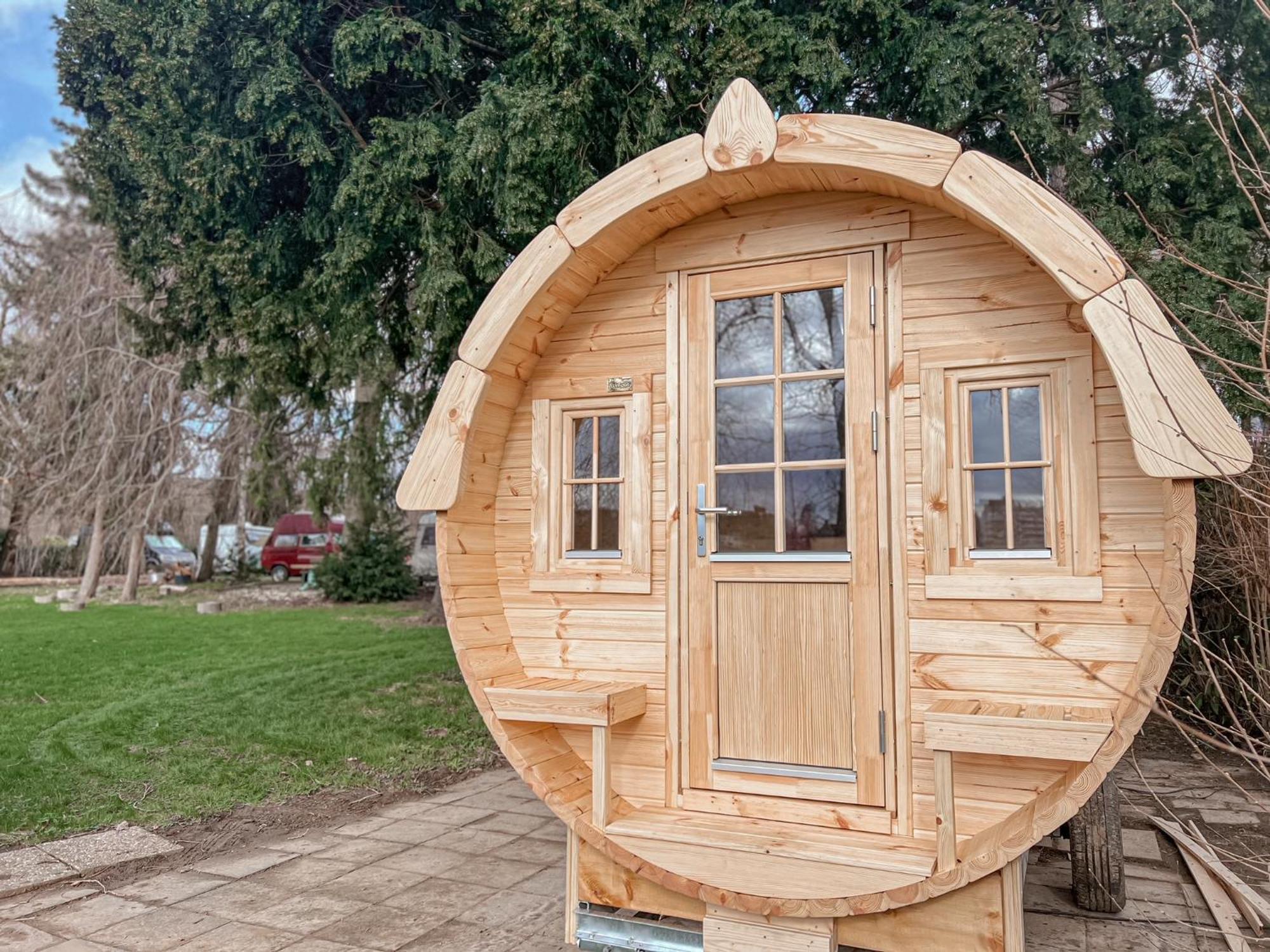 Das Wiesenhaus Wohnen Im Schlaffass Kolín nad Rýnem Exteriér fotografie